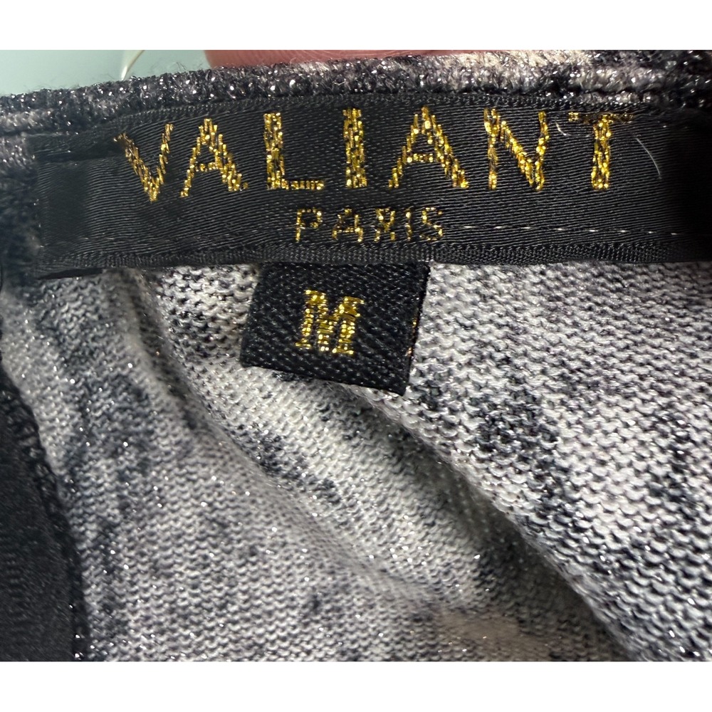 Valiant Paris Snake Print Ruched Bodycon Mini Dress Long Sleeve Gray - Sz Medium - Picture 4 of 16